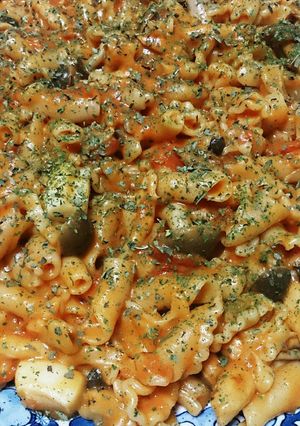ワンポットパスタ～トマトクリームソース～-レシピのメイン写真