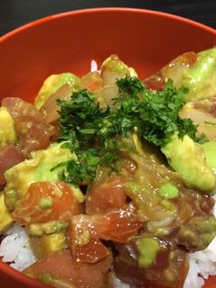 アボカド漬け海鮮丼-レシピのメイン写真