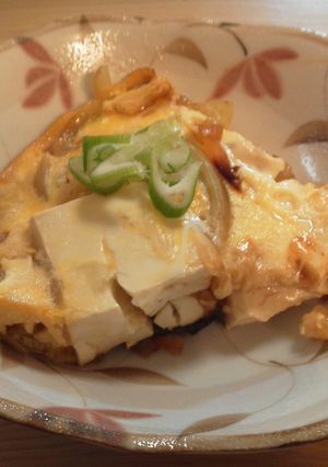 タレが美味しい♪豆腐と玉ねぎの卵とじ-レシピのメイン写真