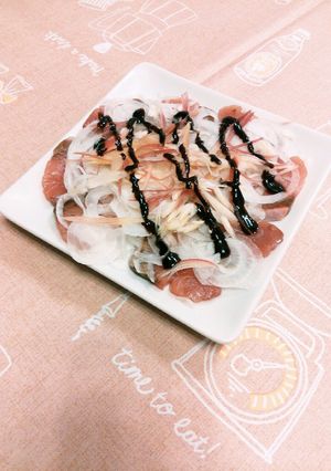 ぶりのカルパッチョ　バルサミコソース-レシピのメイン写真