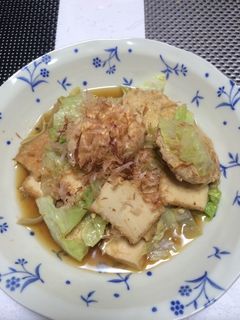 鶏肉つくねと厚揚げと玉子煮-レシピのメイン写真
