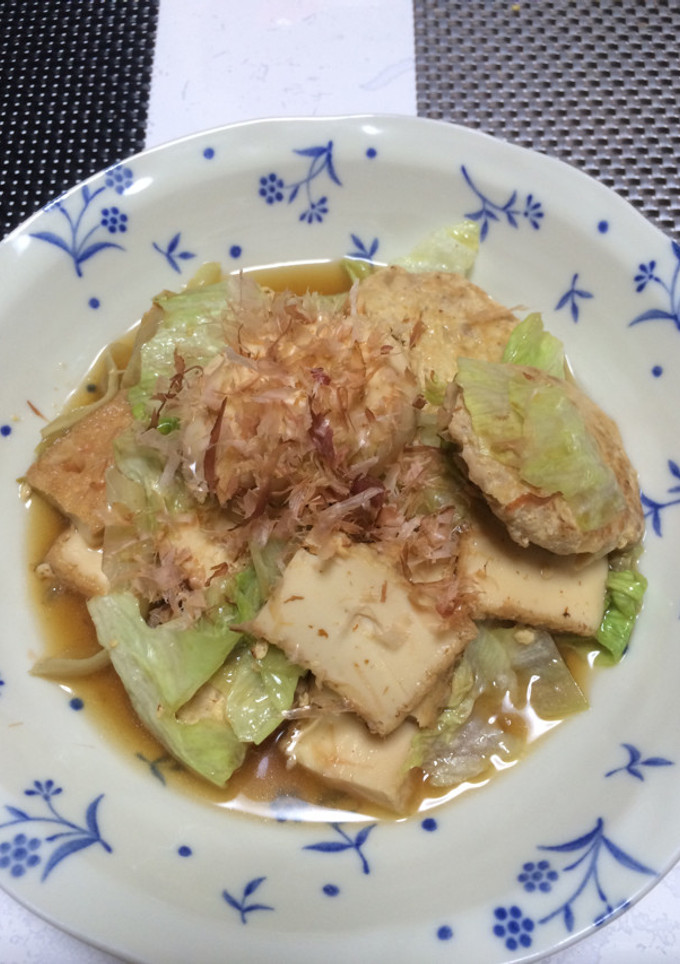 鶏肉つくねと厚揚げと玉子煮-レシピのメイン写真