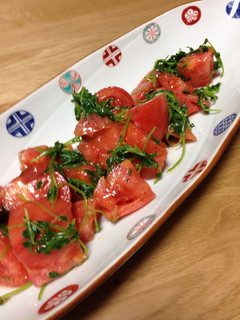 豆苗とトマトの胡麻油マリネ-レシピのメイン写真