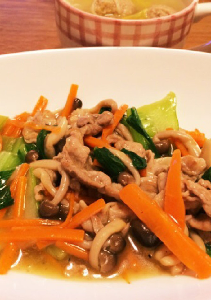 豚肉とちんげん菜のあっさり炒め-レシピのメイン写真