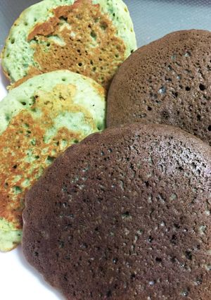 乳・卵抜き ヤーコンの米粉ホットケーキ-レシピのメイン写真