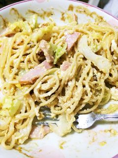 キャベツとハムのまろやかパスタ-レシピのメイン写真