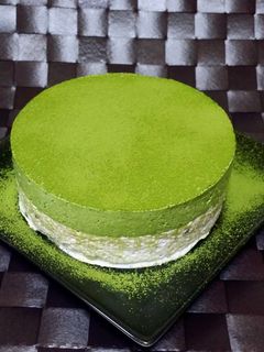 抹茶と餡子の簡単とろけるムースケーキ♡-レシピのメイン写真