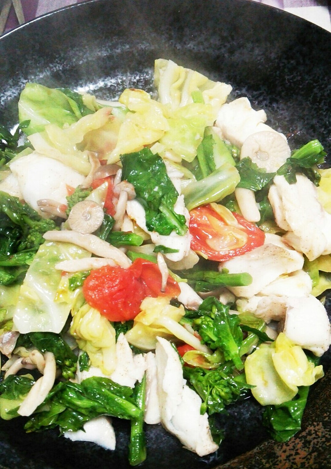 鯛と春野菜の酒蒸し-レシピのメイン写真