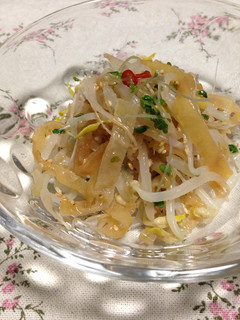 もやしとくらげの胡麻酢あえ-レシピのメイン写真