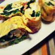 卵焼き簡単アレンジ~梅マヨほうれん草~