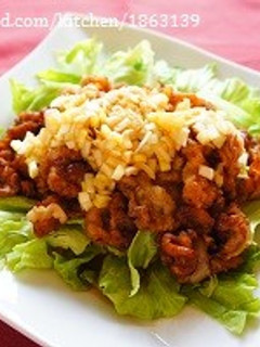 ユーリントン?豚肉の油淋鶏風-レシピのメイン写真