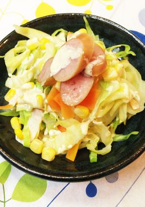 キャベツの簡単温サラダ♪-レシピのメイン写真