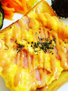 朝食☆ベーコンエッグチーズトースト-レシピのメイン写真