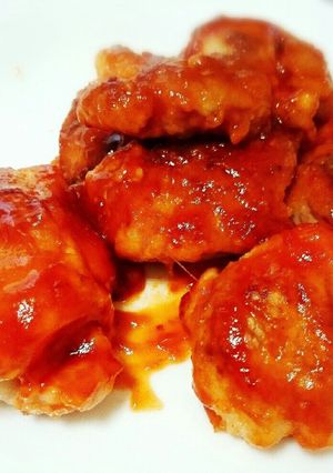 簡単！鶏肉のピリ辛ケチャップ炒め-レシピのメイン写真