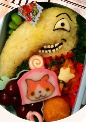 園児キャラ弁 ナガバナ 妖怪ウォッチ-レシピのメイン写真