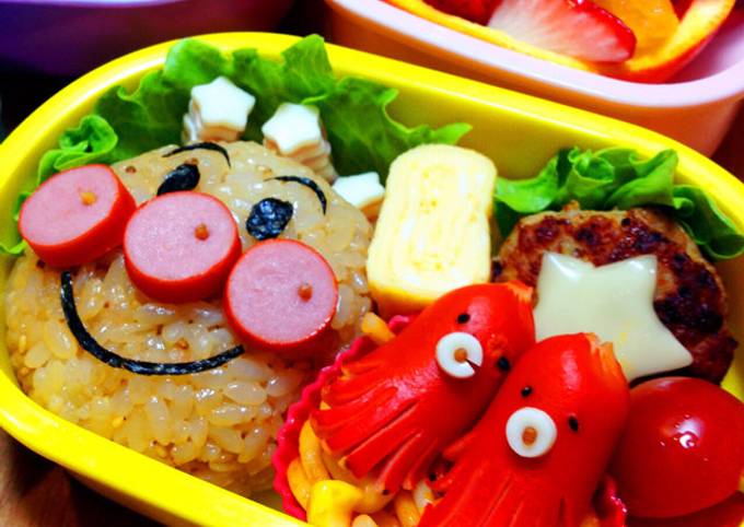 完食アンパンマンと大好きおかずのキャラ弁 by meiyuina 【クックパッド】 簡単おいしいみんなのレシピが392万品