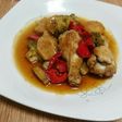 お酢でさっぱり!鶏肉の煮物