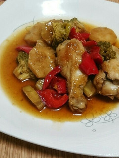 お酢でさっぱり!鶏肉の煮物-レシピのメイン写真