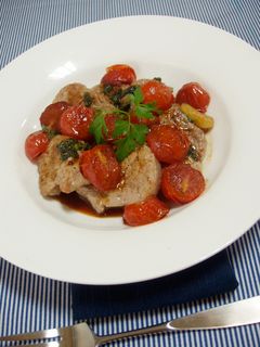 豚肉のソテー*トマトソース-レシピのメイン写真