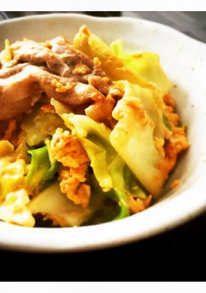 塩キャベツリメイク！豚肉の中華風炒め-レシピのメイン写真