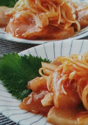 おつまみ★まぐろと玉ねぎのピリ辛漬け-レシピのメイン写真