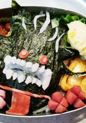 妖怪ウォッチ ゆらめく怪魔 キャラ弁-レシピのメイン写真