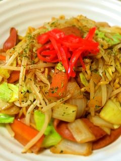 ウインナー入り焼きそば-レシピのメイン写真