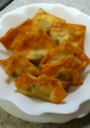 梅香る♪ワンタン揚げ-レシピのメイン写真