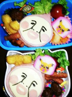 カクレモモジリ☆キャラ弁-レシピのメイン写真