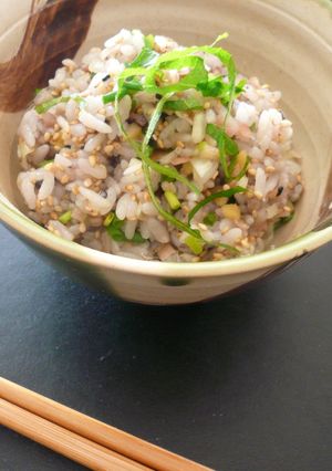 香味野菜でカンタン☆混ぜごはん♪-レシピのメイン写真