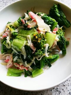菜の花のシンプル炒め-レシピのメイン写真