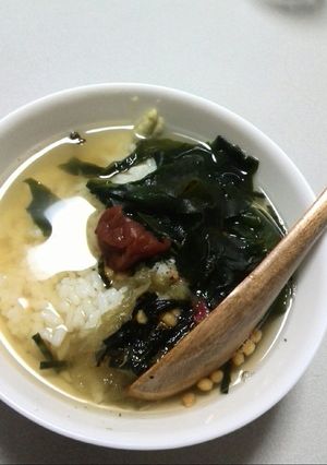 美味☆簡単だし茶漬け(梅)-レシピのメイン写真