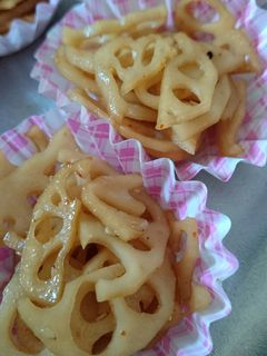 ごま油で金平れんこん-レシピのメイン写真