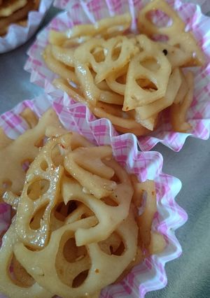 ごま油で金平れんこん-レシピのメイン写真