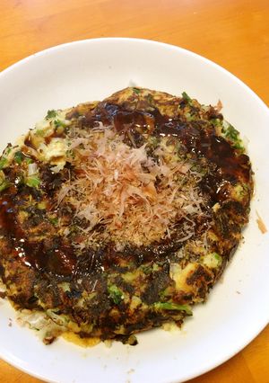 残りご飯でふわふわ豆腐お好み焼き-レシピのメイン写真
