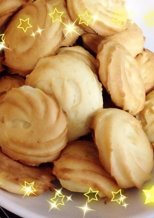 絞り出しクッキー・w・-レシピのメイン写真