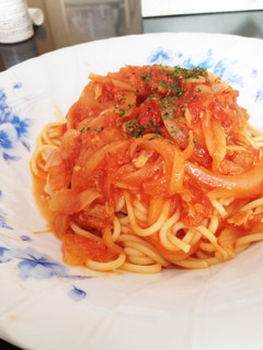 簡単ランチにも☆トマトソースパスタ♪-レシピのメイン写真