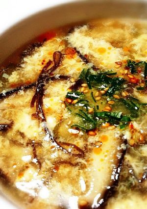 身体ぽっかぽか♪もずく酢で中華スープ☆-レシピのメイン写真