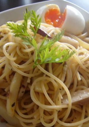 根菜バジルスパゲティ-レシピのメイン写真