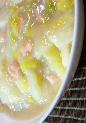 鮭と白菜のミルク煮-レシピのメイン写真