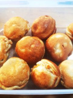 バターなし!ミニカステラ たこ焼き器で♡-レシピのメイン写真