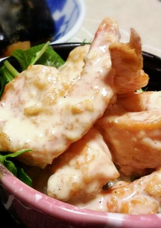 簡単！エビマヨの爽やかオレンジ風味-レシピのメイン写真