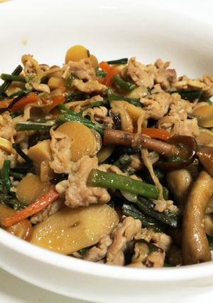 山菜の煮物-レシピのメイン写真