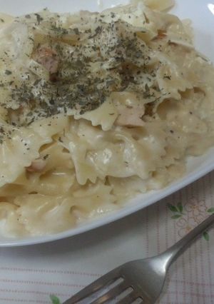 カマンベールとモッツァレラのパスタ-レシピのメイン写真