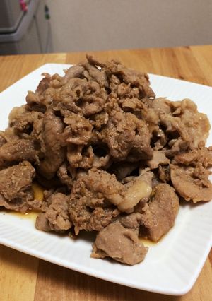 超簡単 豚肉のスタミナ炒め-レシピのメイン写真