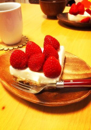 簡単スライスチーズプリンケーキ-レシピのメイン写真