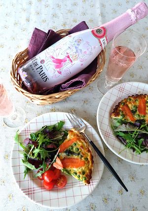 春野菜とサーモンのキッシュ-レシピのメイン写真