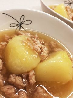 ホクホク☆ジャガイモのひき肉あんかけ〜-レシピのメイン写真