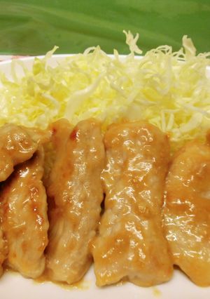 豚肉のスタミナ味噌バター焼き♪-レシピのメイン写真