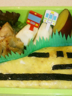 新幹線 ドクターイエロー♪キャラ弁-レシピのメイン写真